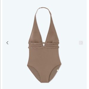 The Braided Halter Plunge